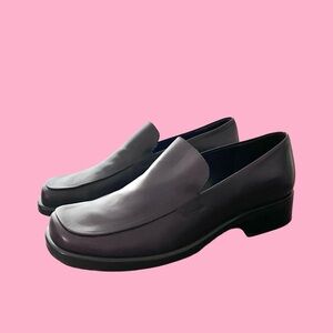 Franco Sarto Brown Leather Loafers